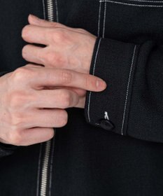 WEGO 【ユニセックス着用ITEM/MLサイズ展開】カラーステッチシャツジャケット