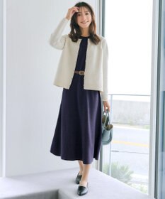 Tiaclasse 【選べる着丈・洗える】 ニットワンピース