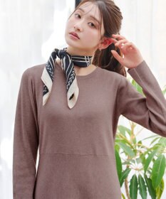 Tiaclasse 【選べる着丈・洗える】 ニットワンピース