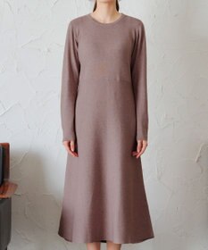 Tiaclasse 【選べる着丈・洗える】 ニットワンピース