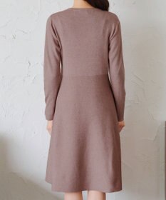 Tiaclasse 【選べる着丈・洗える】 ニットワンピース