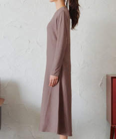 Tiaclasse 【選べる着丈・洗える】 ニットワンピース