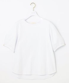 ANY SIS 【汗ジミ防止・UVケア】アーモンドスリーブ カットソー