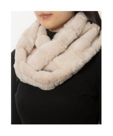 UNBILLION カシュネ cache nez / 畝入りフェイクファースヌード