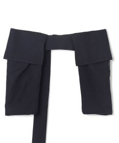 BEIGE， 【洗える】BERNARD / リネンワイドポケット付きラップベルト