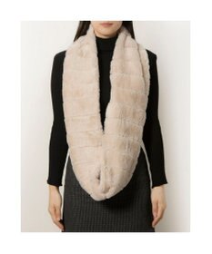 UNBILLION カシュネ cache nez / 畝入りフェイクファースヌード