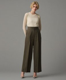 uncrave 【5周年企画・手洗い可】ライト リネン ワイドパンツ（uncrave STANDARD）