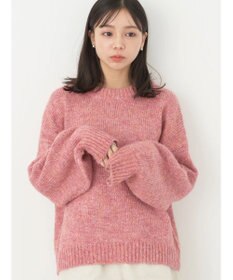 earth music&ecology ファンシーヤーンメランジプルオーバー