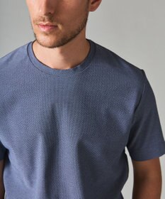 GOTAIRIKU 仕事で着られるTシャツ【サラサラ/よれにくい/透けにくい】キレイめ 鹿の子 ビズTシャツ