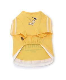 PET PARADISE スヌーピー Tシャツ 《ファインプレー柄》 黄色 小型犬