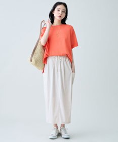 ANY リネンブレンドボクシーニット