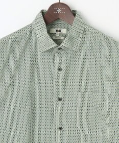 JOSEPH ABBOUD 【キングサイズ・オーガニックコットン使用】コットンプリント シャツ