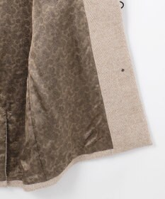 JOSEPH ABBOUD 【尾州産カシミヤブレンド×アルパカ混素材】カシミヤブレンドアルパカヘリンボン ダッフルコート