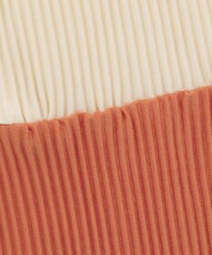 Green Parks プリーツ袖配色プルオーバー