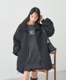 earth music&ecology キルティングバルーンコート