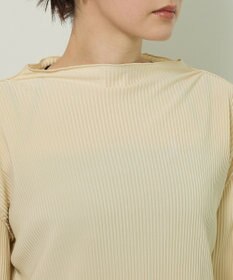 Green Parks プリーツ袖配色プルオーバー