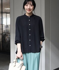 AMERICAN HOLIC サラックールタックブラウス