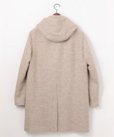 JOSEPH ABBOUD 【尾州産カシミヤブレンド×アルパカ混素材】カシミヤブレンドアルパカヘリンボン ダッフルコート