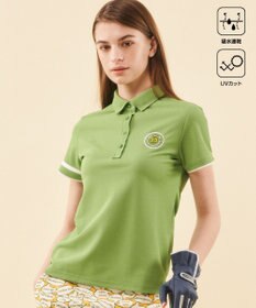 23区GOLF 【WOMEN】【吸水速乾/UVカット】エイトロックポロシャツ