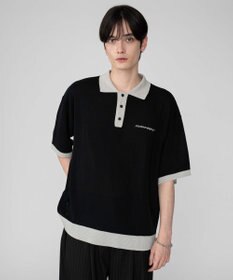 WEGO 【ユニセックス着用ITEM/MLサイズ展開】ワンポイントニットポロシャツ（SS）