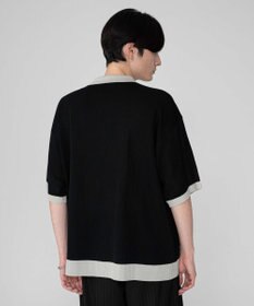 WEGO 【ユニセックス着用ITEM/MLサイズ展開】ワンポイントニットポロシャツ（SS）