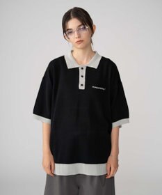 WEGO 【ユニセックス着用ITEM/MLサイズ展開】ワンポイントニットポロシャツ（SS）