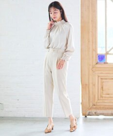 Feroux 【WEB一部店舗限定】スタンドネック ブラウス