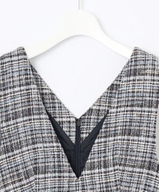 Feroux 【洗える】ツイード ジャンパースカート