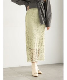 Te chichi ケミカルレースナロースカート《2025Autumn catalog vol.2 item》