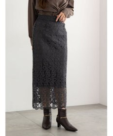 Te chichi ケミカルレースナロースカート《2025Autumn catalog vol.2 item》