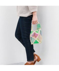 UNBILLION カシュカシュ cachecache / ビニルクロッシェバケツバッグ