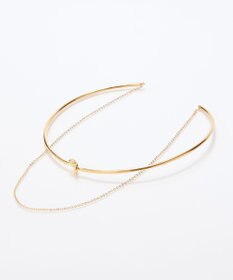 Phoebe ノットラインレイヤードチョーカー　ゴールド/ネックレス/ネックカフ/36cm