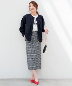 ANY SIS フラワープリント ロゴＴシャツ