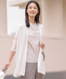J.PRESS LADIES セルロースジャージー ロング カーディガン