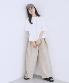 earth music&ecology タックバルーンデニム