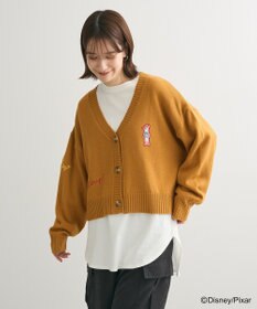 Green Parks トイストーリー／ワッペンショート丈カーディガン