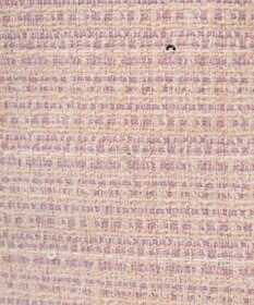 Maison de FLEUR ツイードブランドロゴ刺繍トートバッグ