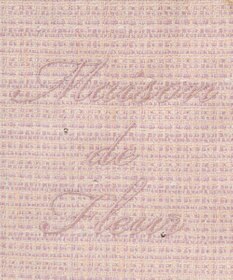 Maison de FLEUR ツイードブランドロゴ刺繍トートバッグ