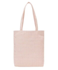 Maison de FLEUR ツイードブランドロゴ刺繍トートバッグ