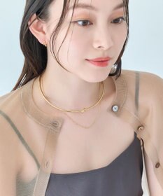 Phoebe ノットラインレイヤードチョーカー　ゴールド/ネックレス/ネックカフ/36cm