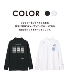 PW CIRCULUS 【吸水速乾 / UV遮蔽率99.5% UVカット / ストレッチ】【MEN】DELFT ロングスリーブモックT ゴルフ