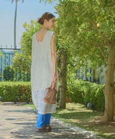 OP／FILA 【Ocean Pacific】SUIday/2WAYパネルレースワンピース