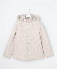 J.PRESS LADIES L 【WEB限定カラーあり】コンパクトタフタキルティング フーデッド コート