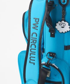 PW CIRCULUS 【UNISEX】デタッチャブル キャディバッグ シボ感のあるナイロンワッシャー素材