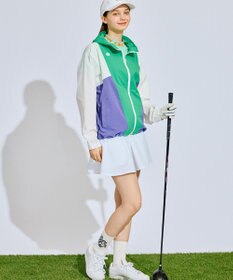 PW CIRCULUS 【虫よけ加工】【WOMEN】サークルロゴ　ミドルソックス  ゴルフ