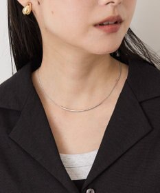 AMERICAN HOLIC 【ステンレス】スマイリートップネックレス