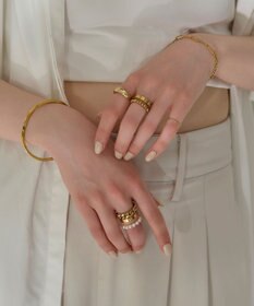 Phoebe 【金属アレルギー対応】メルトフォルムリング　ゴールド
