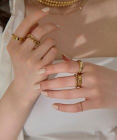 Phoebe 【金属アレルギー対応】メルトフォルムリング　ゴールド