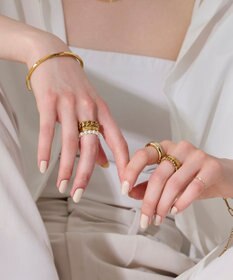 Phoebe 【金属アレルギー対応】メルトフォルムリング　ゴールド