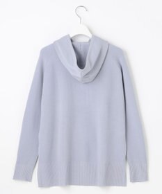 J.PRESS LADIES L 【洗える】HOODIE ニット パーカー